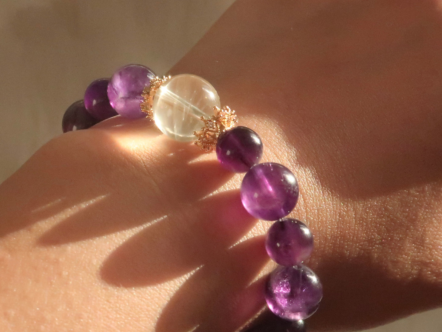 Amethyst Bracelet - Midnight Bloom