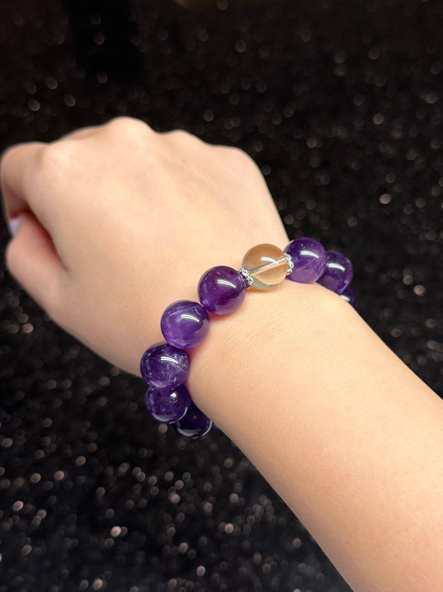 Amethyst Bracelet - Royal Glow