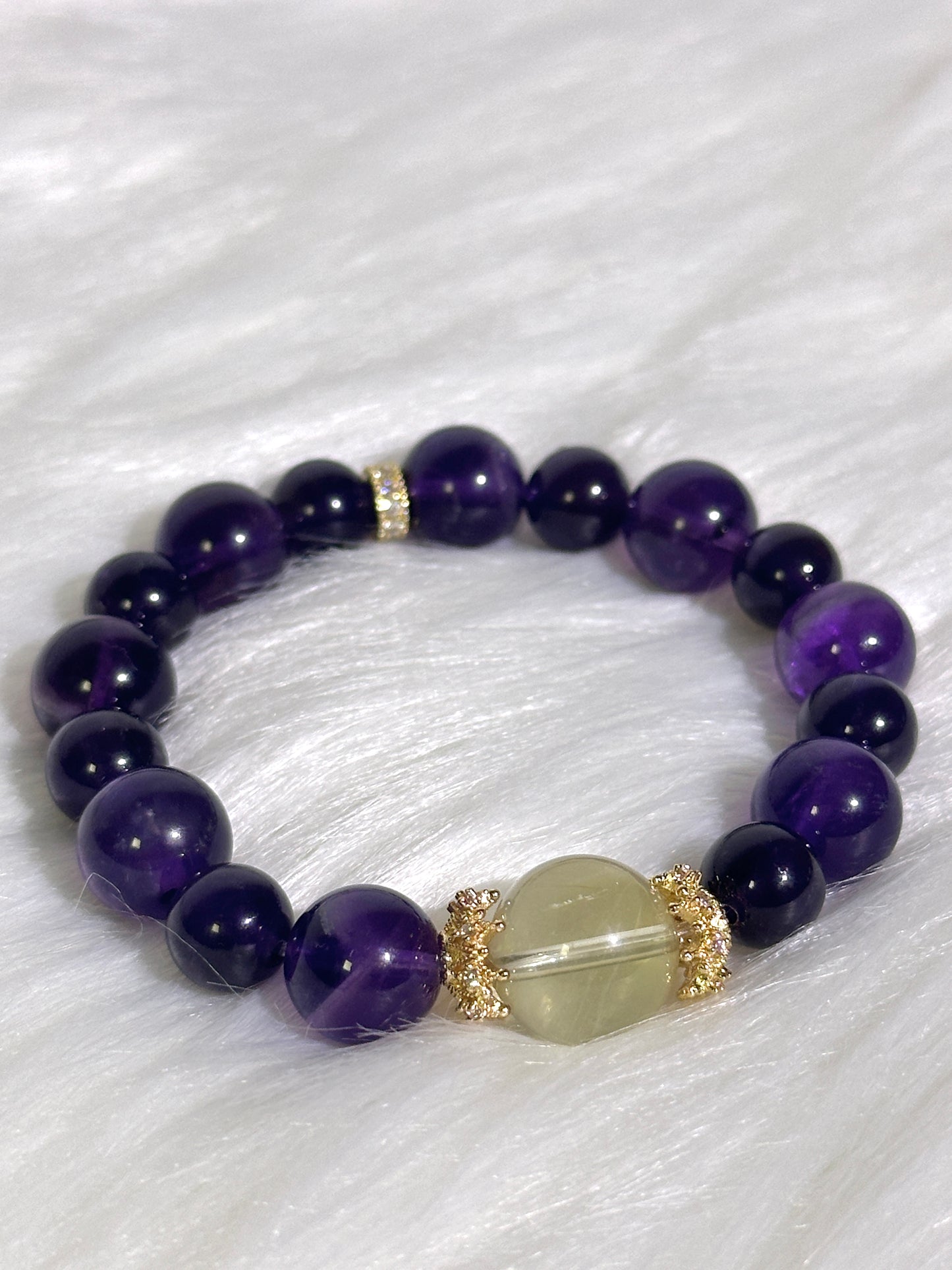 Amethyst Bracelet - Midnight Bloom