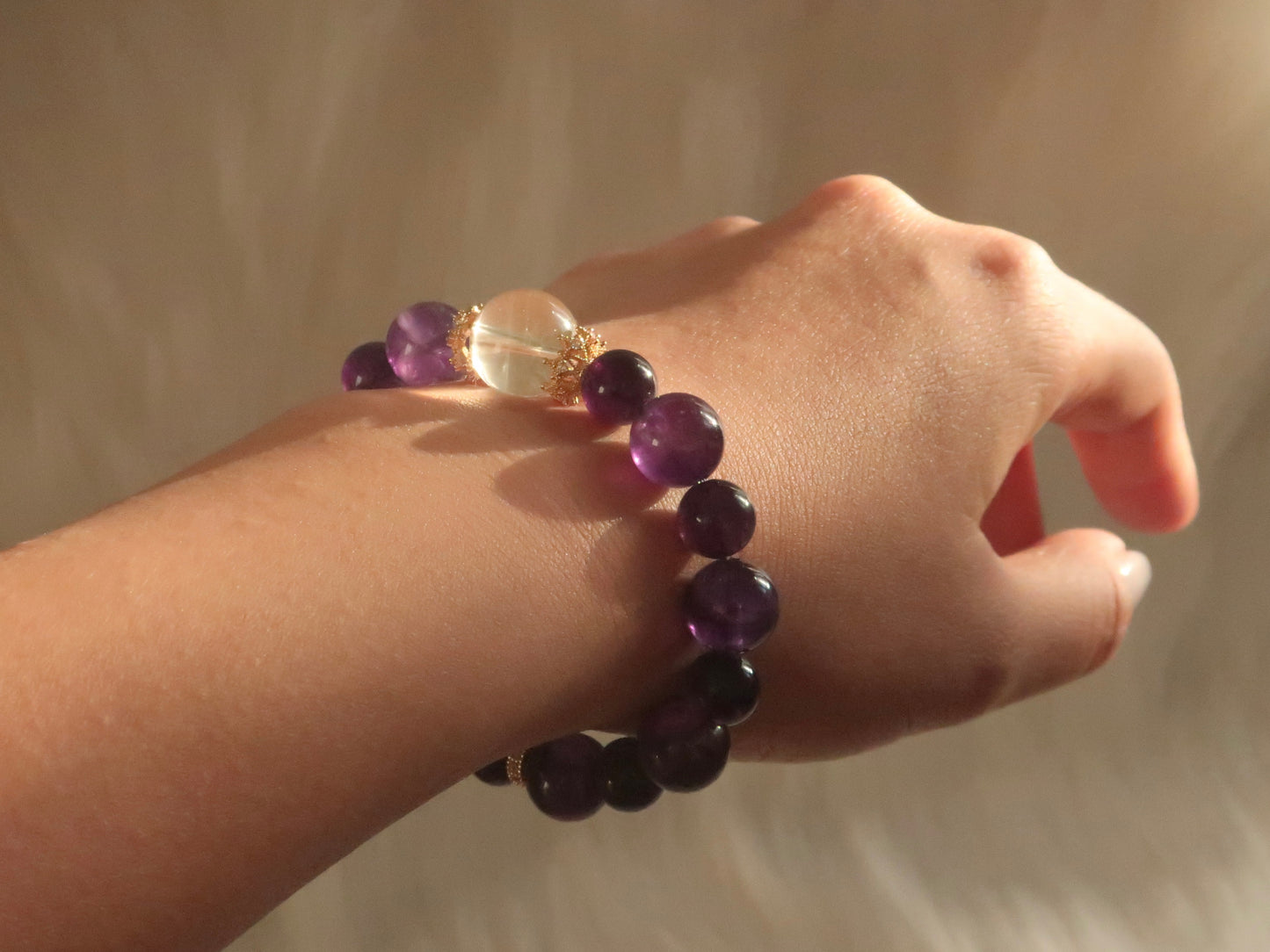 Amethyst Bracelet - Midnight Bloom